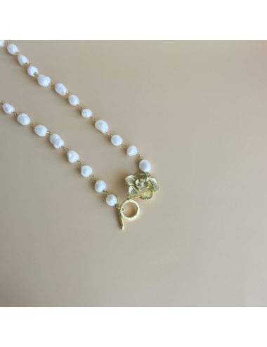 Colar Marie Prata Dourada