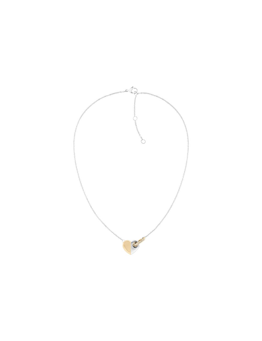 Colar Coração Bicolor Tommy Hilfiger