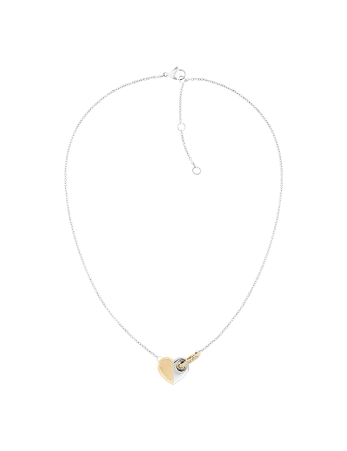 Colar Coração Bicolor Tommy Hilfiger