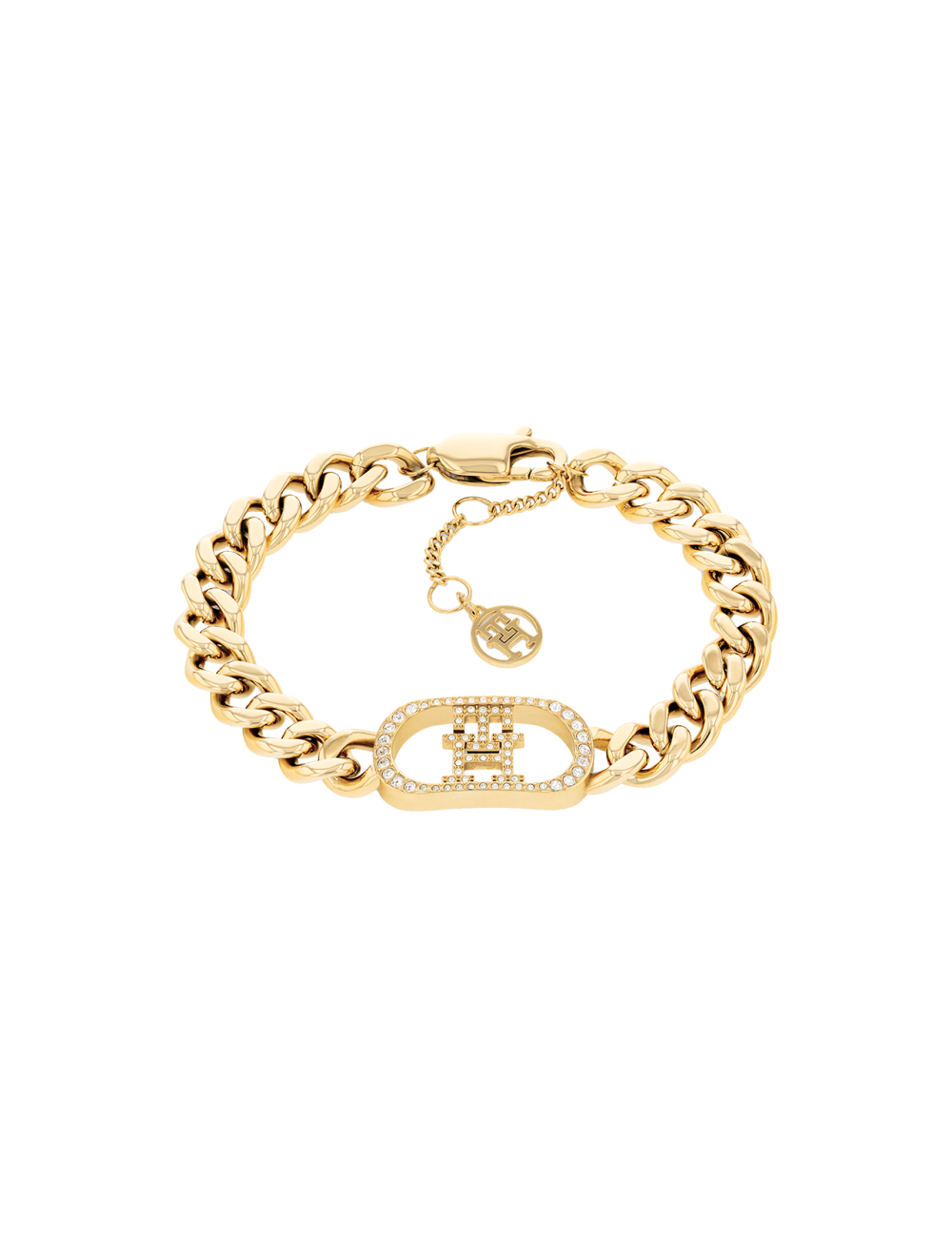 Pulseira Malha Monograma Tommy Hilfiger