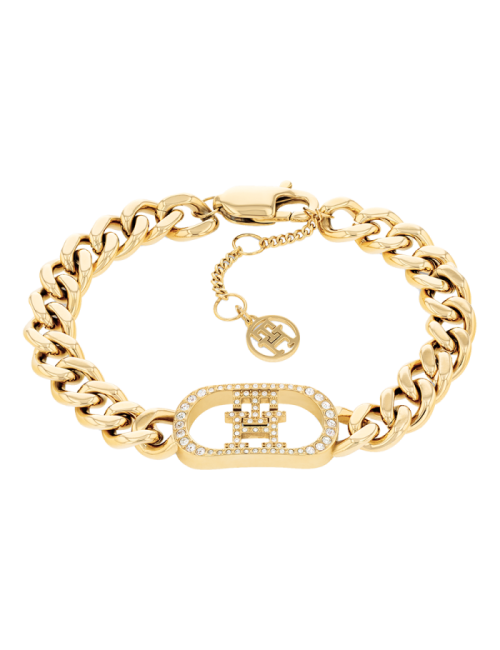 Pulseira Malha Monograma Tommy Hilfiger