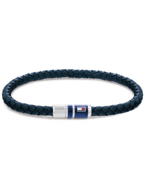 PULSEIRA PELE AZUL TOMMY HILFIGER