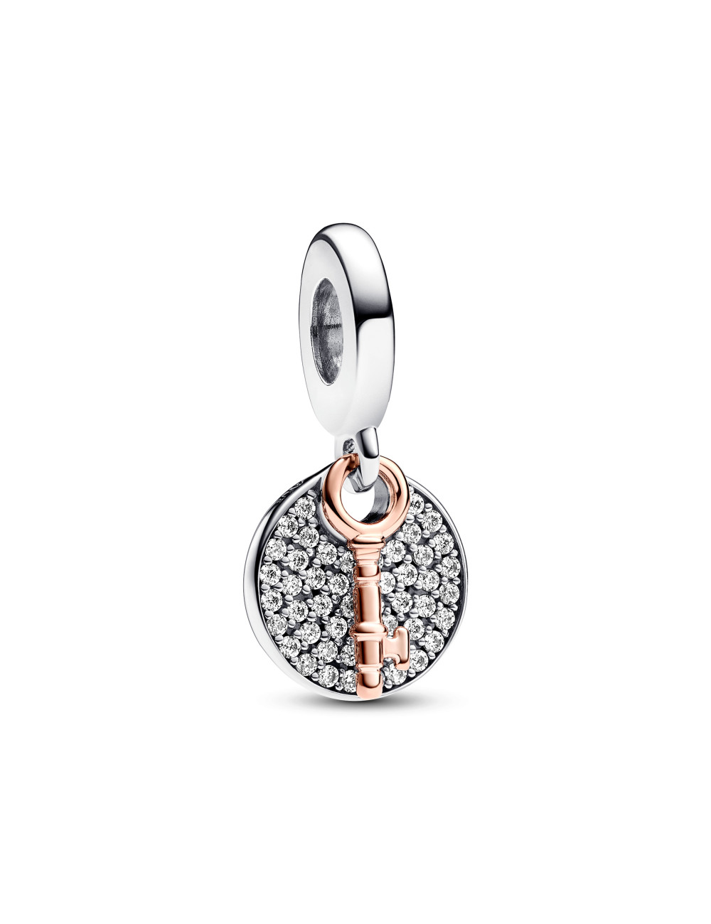 Conta Pendente Dupla Chave da Felicidade Pandora