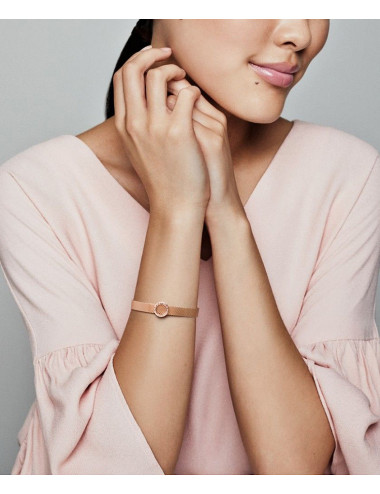 CLIP REFLEXIONS LOGO PANDORA ROSE