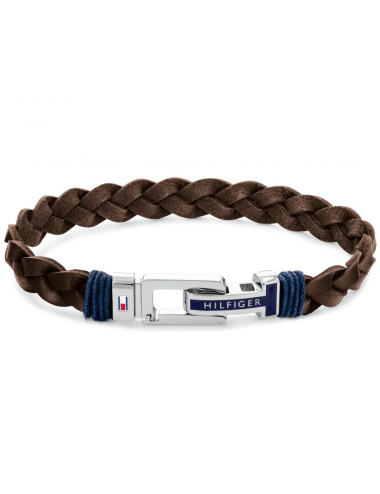 PULSEIRA TRANÇADA CASTANHO TOMMY HILFIGER