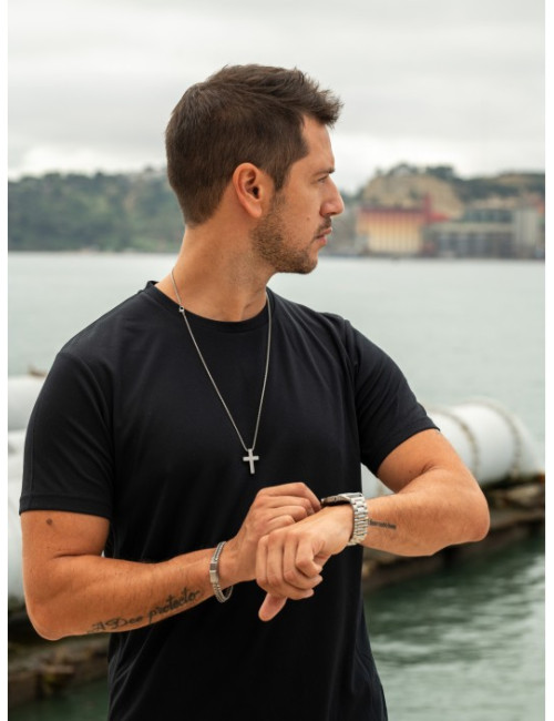 Colar 2 em 1 One Men Crossed