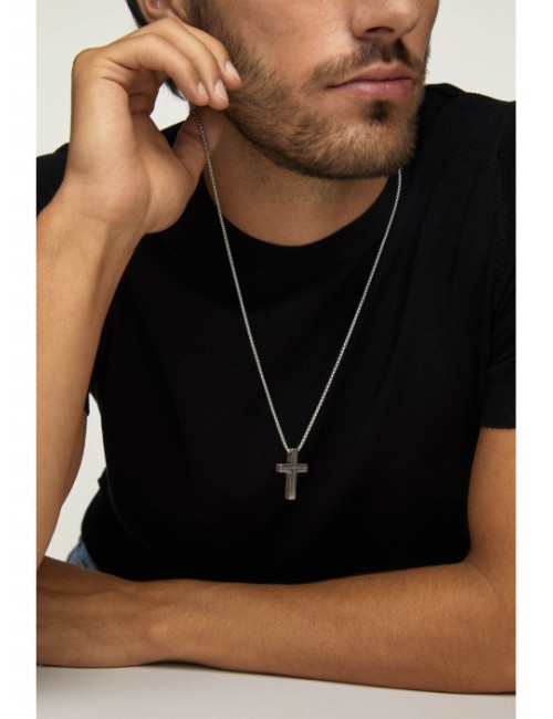 Colar 2 em 1 One Men Crossed