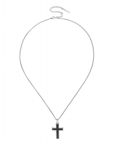 Colar One Men Onyx Steel