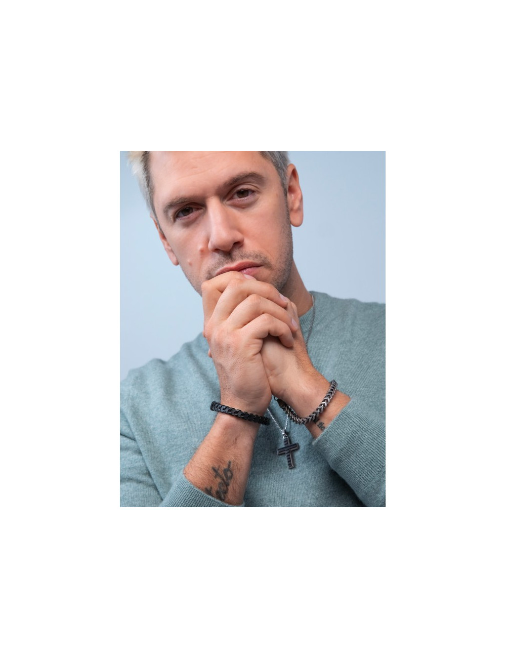 Colar One Men Onyx Steel