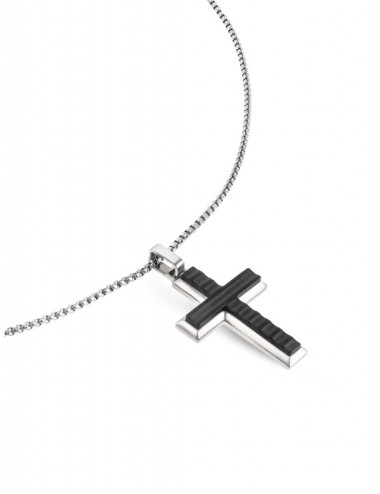 Colar One Men Onyx Steel