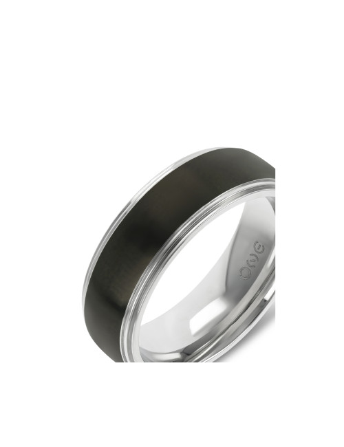 Anel One Men Shadow Steel 10