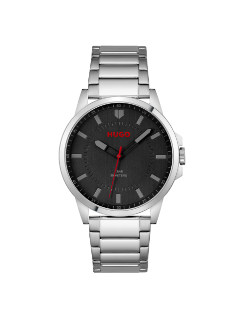 RELÓGIO HUGO FIRST SILVER