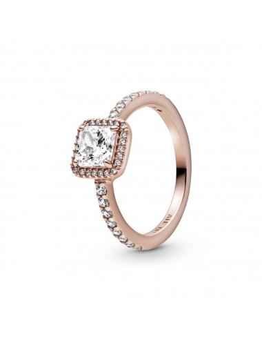 ANEL SQUARE SPARKLE HALO PANDORA ROSE