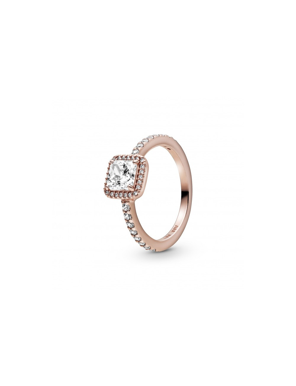 ANEL SQUARE SPARKLE HALO PANDORA ROSE