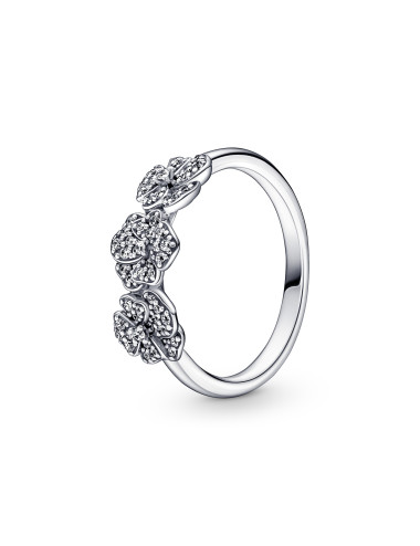 ANEL TRIPLE PANSY FLOWER PANDORA