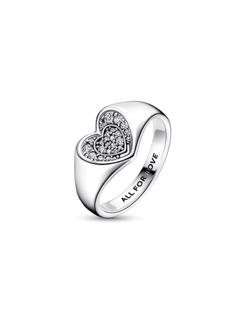 ANEL SIGNET RADIANT HEART PANDORA