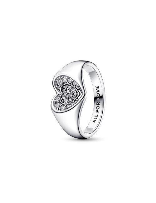 ANEL SIGNET RADIANT HEART PANDORA