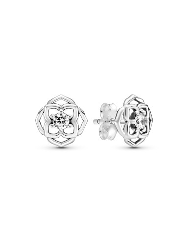 BRINCOS ROSE PETALS STUD PANDORA
