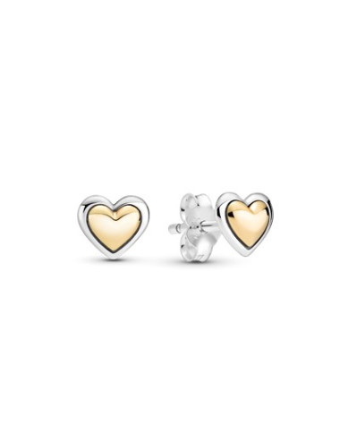 BRINCOS DOMED HEART PANDORA