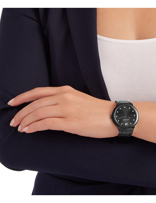 RELÓGIO CITY BLACK SWAROVSKI