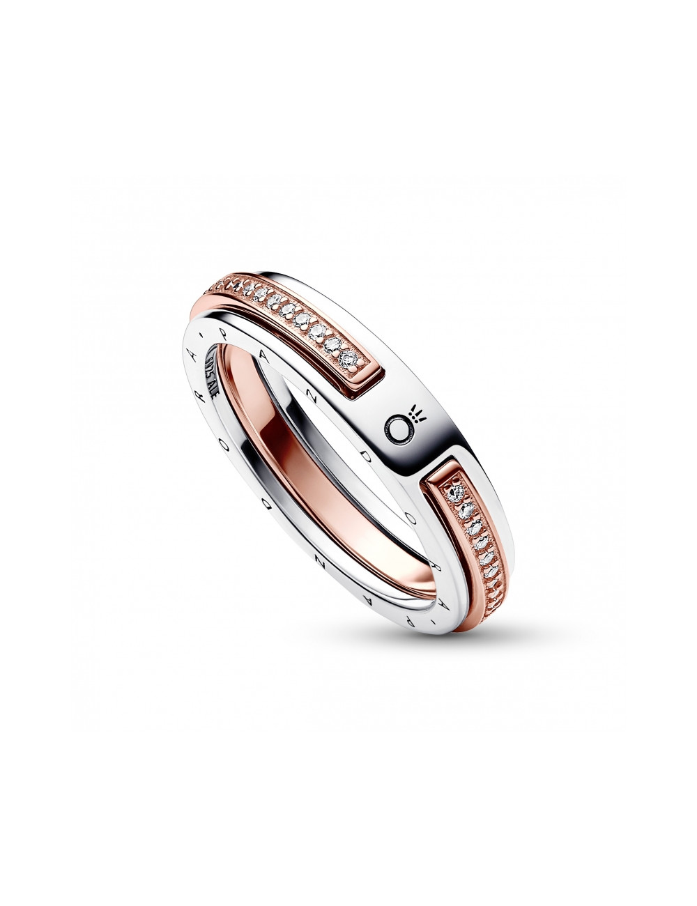 Anel Logo Pavé Pandora