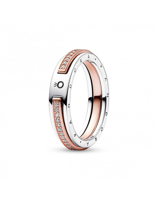Anel Logo Pavé Pandora