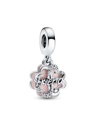 CONTA PENDENTE FOUR LEAF CLOVER FRIENDSHIP PANDORA