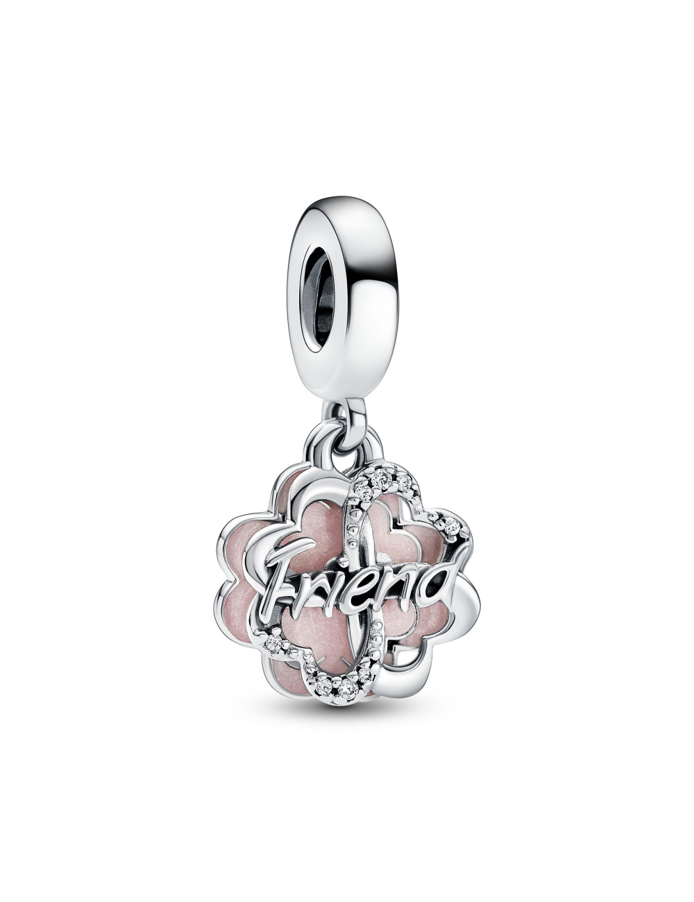 CONTA PENDENTE FOUR LEAF CLOVER FRIENDSHIP PANDORA