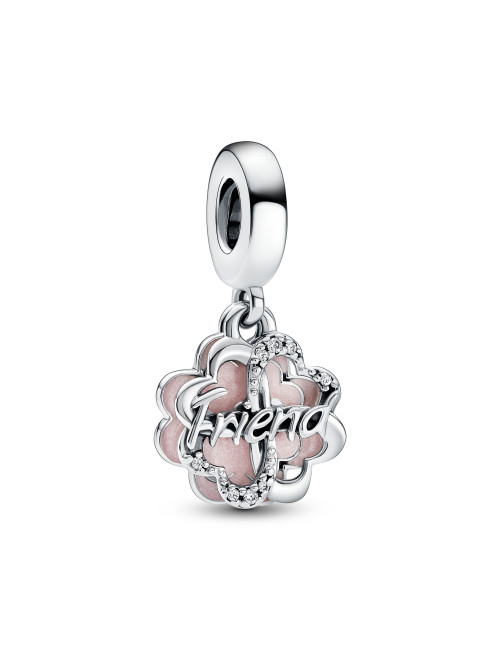 CONTA PENDENTE FOUR LEAF CLOVER FRIENDSHIP PANDORA