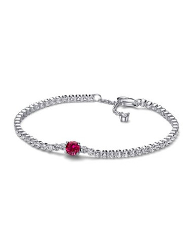 PULSEIRA RED SPARKLING ROUND PAVÉ TENNIS PANDORA