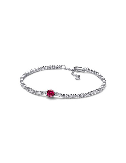 PULSEIRA RED SPARKLING ROUND PAVÉ TENNIS PANDORA