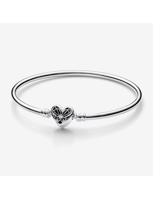 Pulseira Pandora Moments Heart & Butterfly