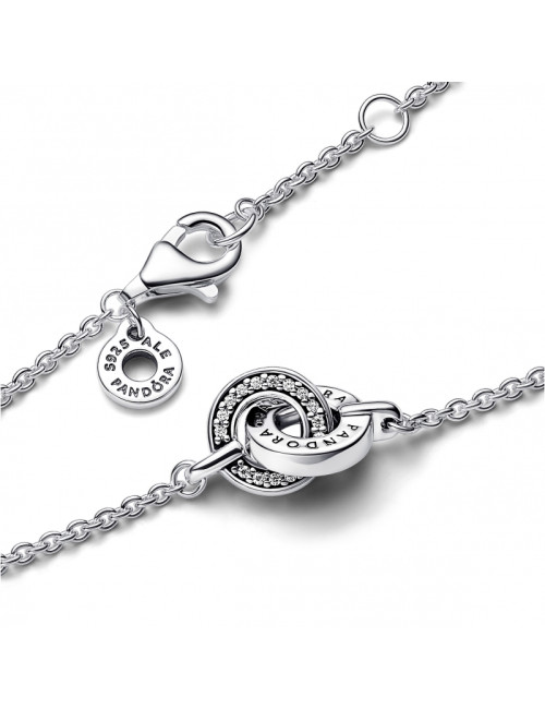 Pulseira Signature Logo & Pavé Pandora