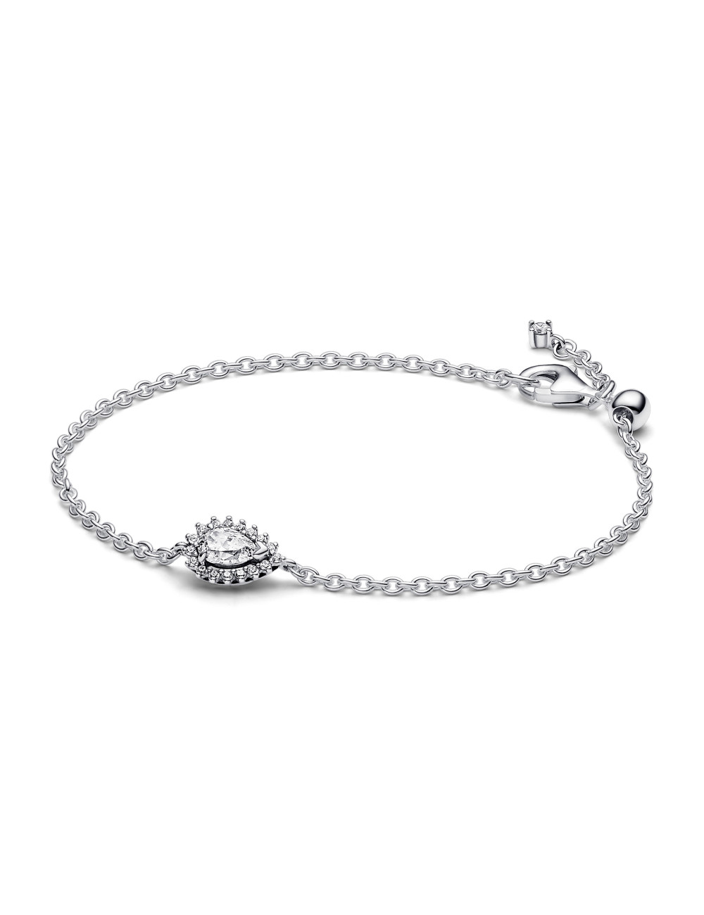 Pulseira Sparkling Pear Halo Pandora