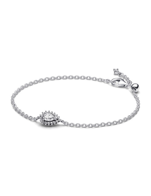 Pulseira Sparkling Pear Halo Pandora