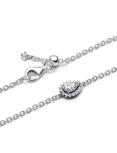 Pulseira Sparkling Pear Halo Pandora
