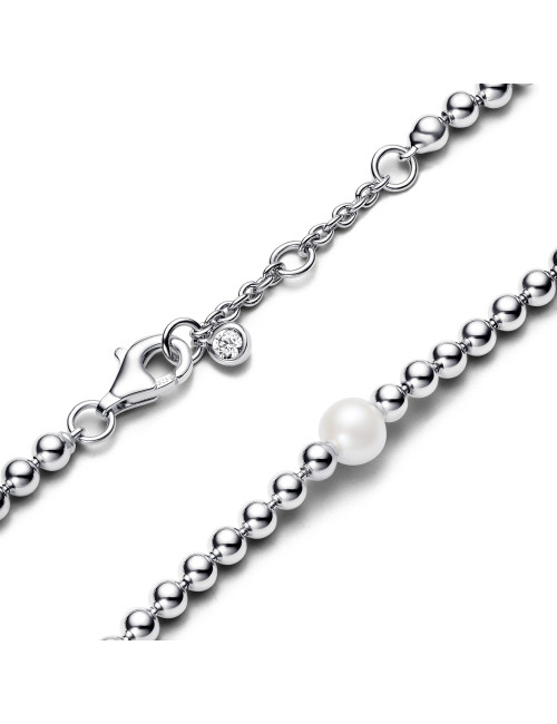 Pulseira Treated Freshwater Cultured Pearl & Beads Pandora