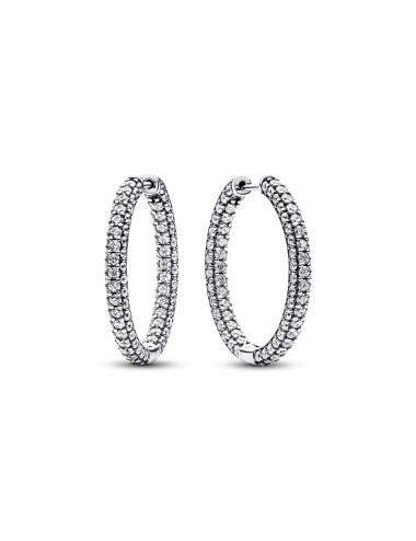 Argolas Timeless Pavé Single-row Pandora