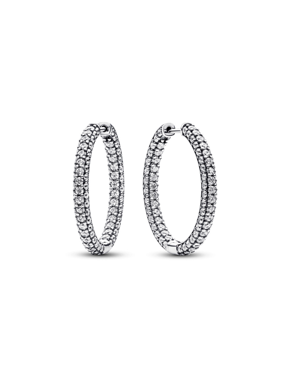 Argolas Timeless Pavé Single-row Pandora