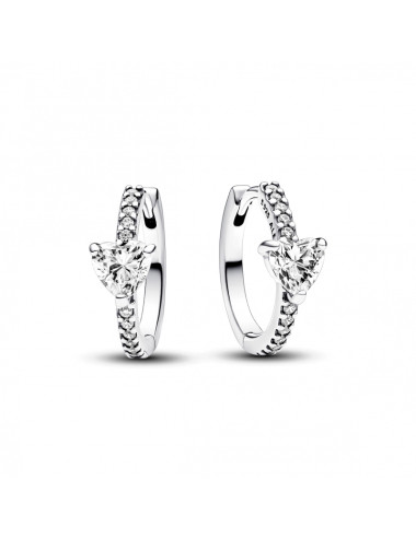 Argolas Heart Sterling Silver Pandora