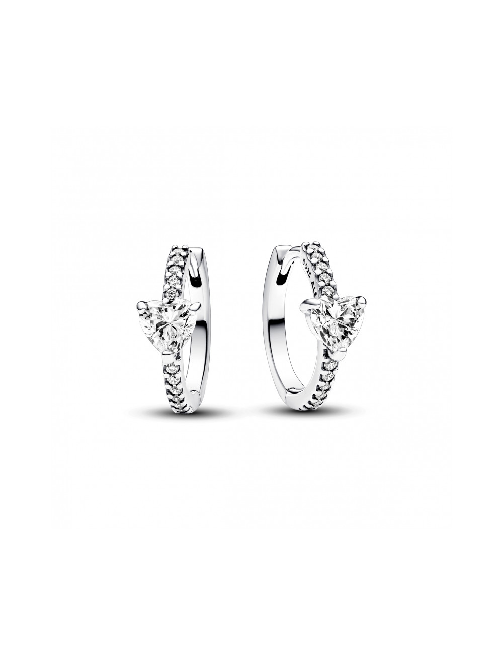 Argolas Heart Sterling Silver Pandora