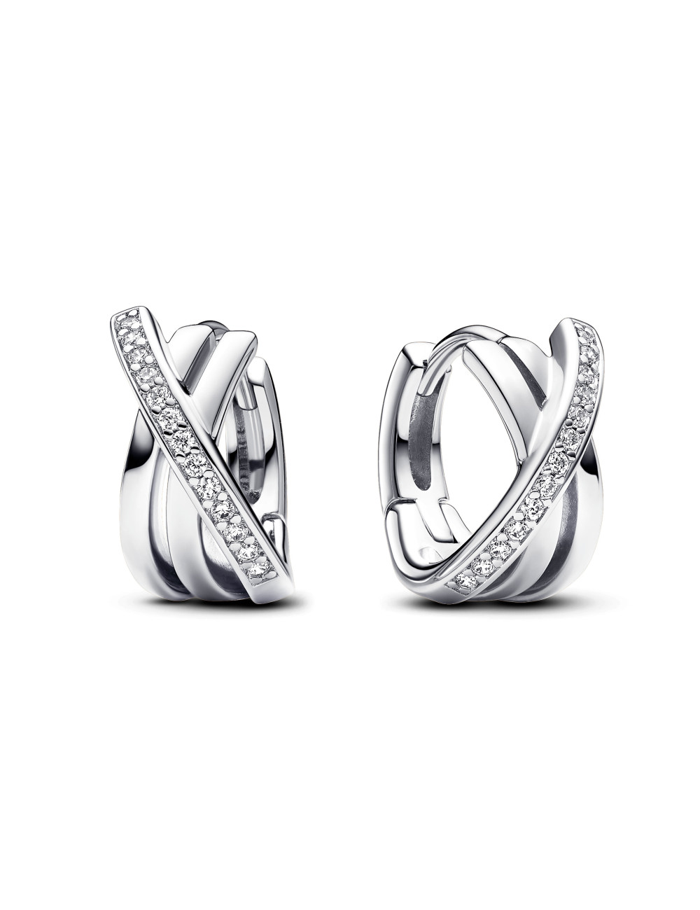 Argola Crossover Pavé Pandora