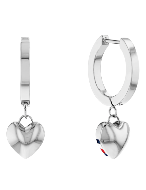 Brincos Hanging Heart Tommy Hilfiger