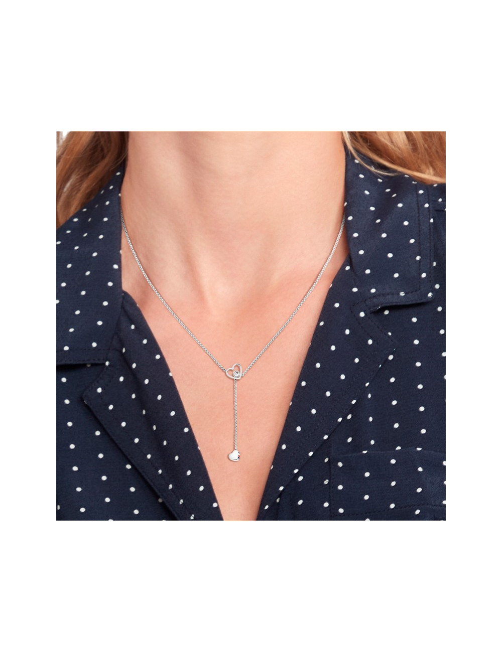 Colar Hanging Heart Tommy Hilfiger