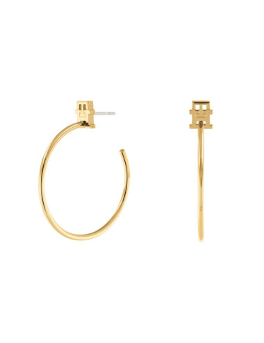 BRINCOS TOMMY HILFIGER HOOP MONOGRAM