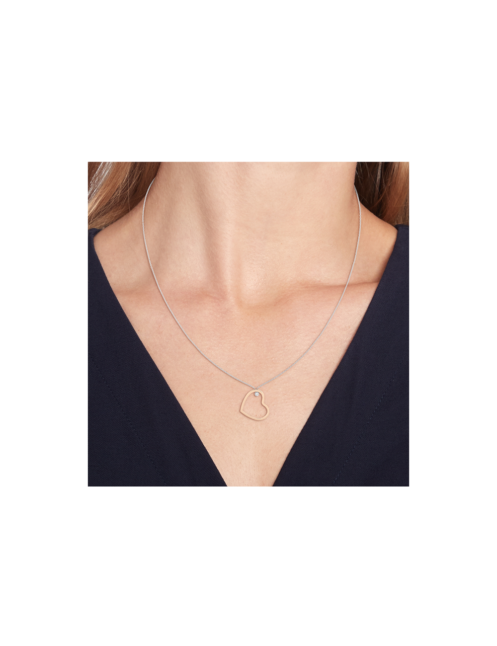 Colar Minimal Heart Tommy Hilfiger