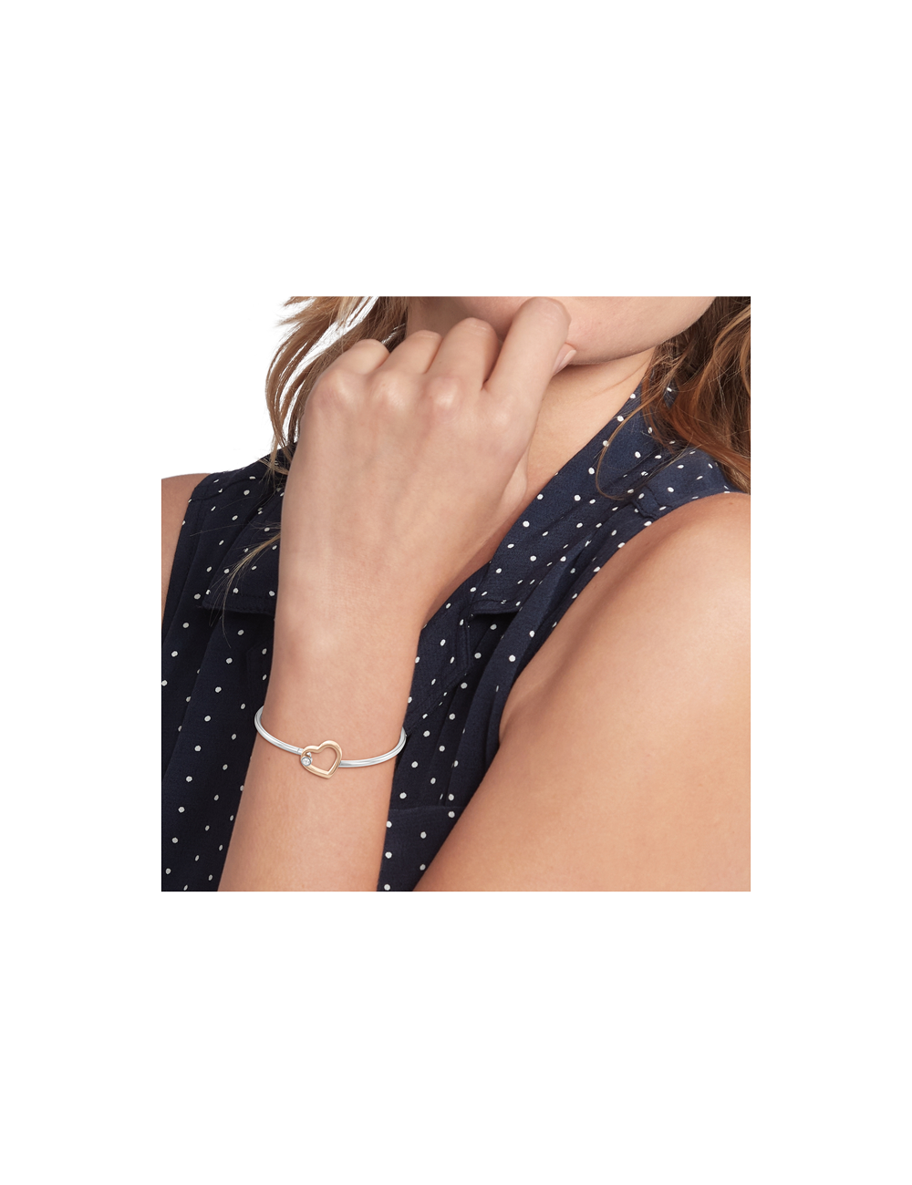 Pulseira Bangle Heart Tommy Hilfiger