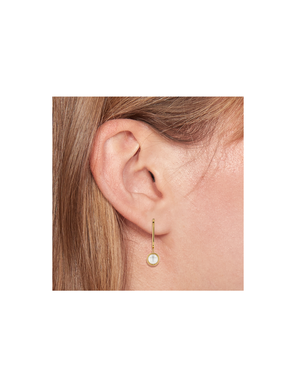 Brincos Pearls Tommy Hilfiger