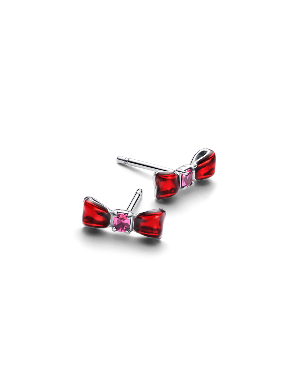 Brincos Laço Branca de Neve Disney Pandora