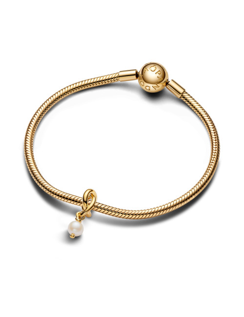 Conta Círculo da Eternidade Pérola Cultura Pandora